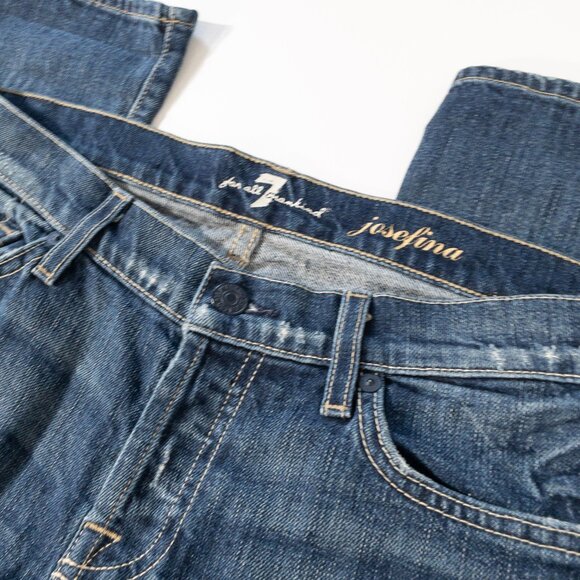 Bundle of Two 7 For All Mankind Skinny Jeans Blair + Josefina SZ 26 - Picture 6 of 15